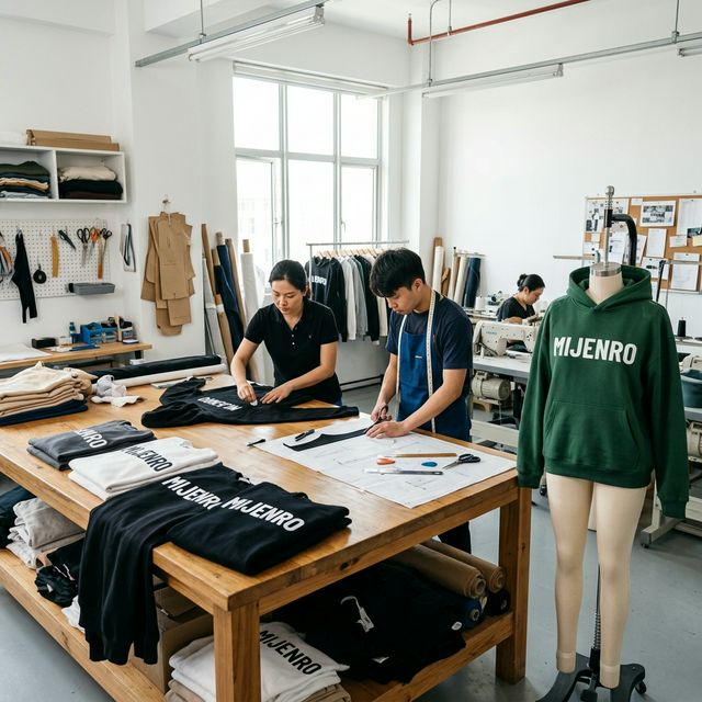 Mijenro garment sampling and fitting room