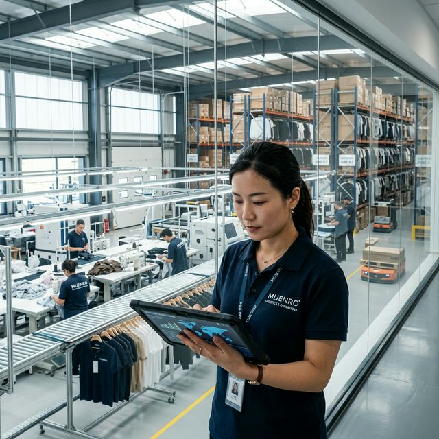 Modern garment supply chain operation